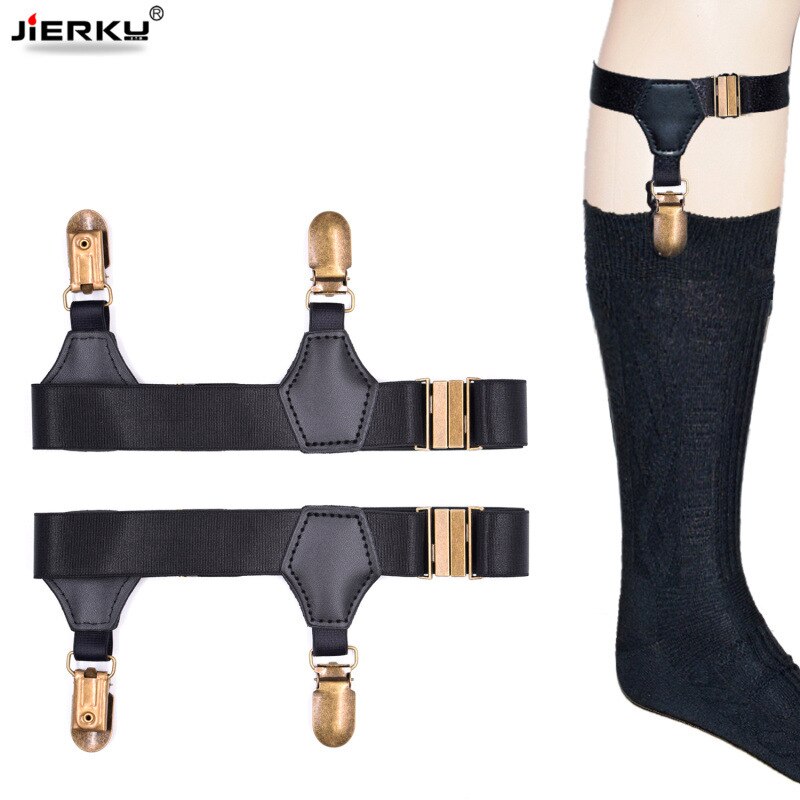 Ligueros para calcetines de hombre, tirantes de pierna para caballero, tirantes de camisa, tirantes elásticos, uniforme de negocios, camisa con tirantes, ligas WJ001