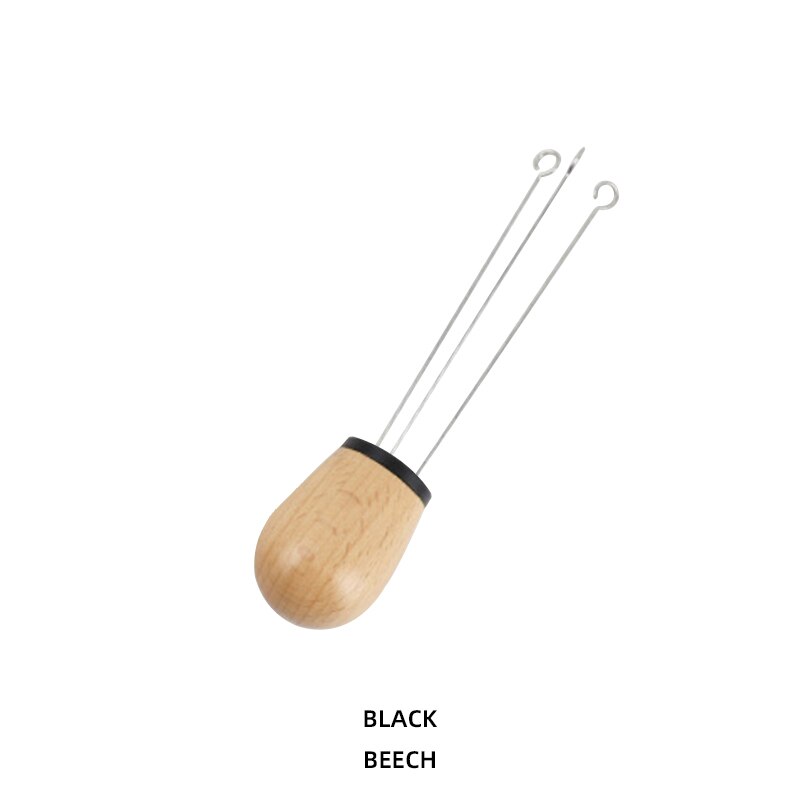 Solid Wood Handle Needle Coffee Tamper 3.2*13.9cm Coffee Tamper Distributor Leveler Tool Needle Type Coffee Powder Distributor: style3