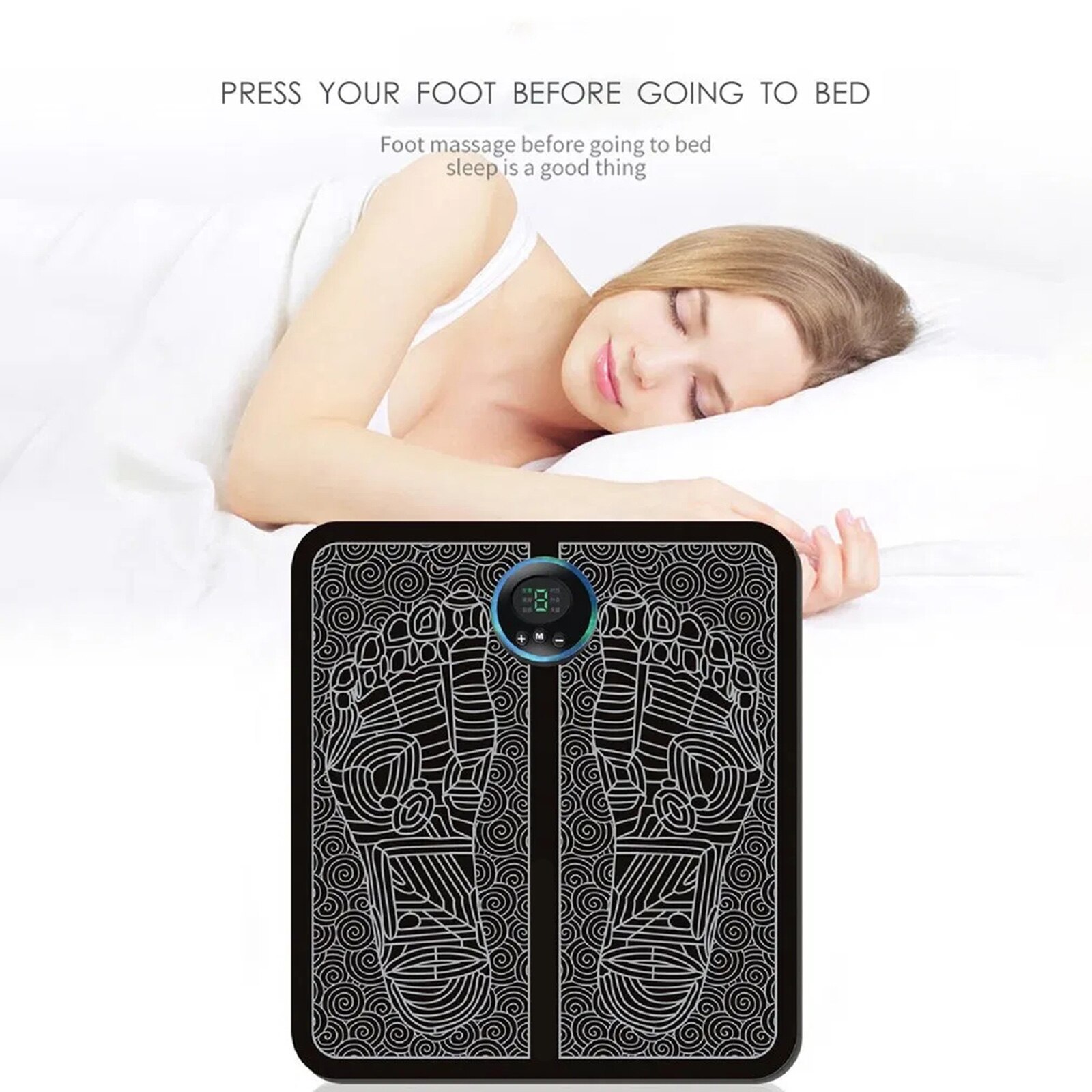 Nieuwe ems beenvervorming usb voetmassage apparaat draadloze afstandsbediening massagekussen huishoudelijke xsd 88