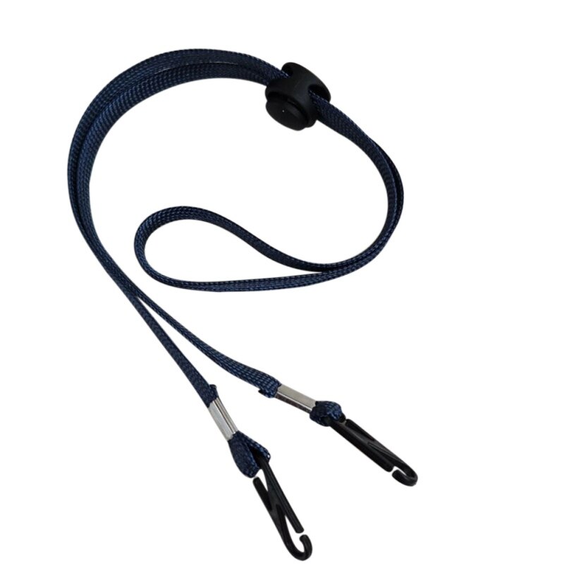 Corda à prova de vento ajustável do chapéu da corda para acessórios à prova de vento das cordas da correia dos chapéus: Azul