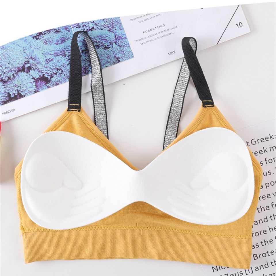 Sujetadores sin costuras para mujer, ropa deportiva de secado rápido, transpirable, para gimnasio, entrenamiento de Fitness, brasieres de Yoga, Top de soporte, ropa activa
