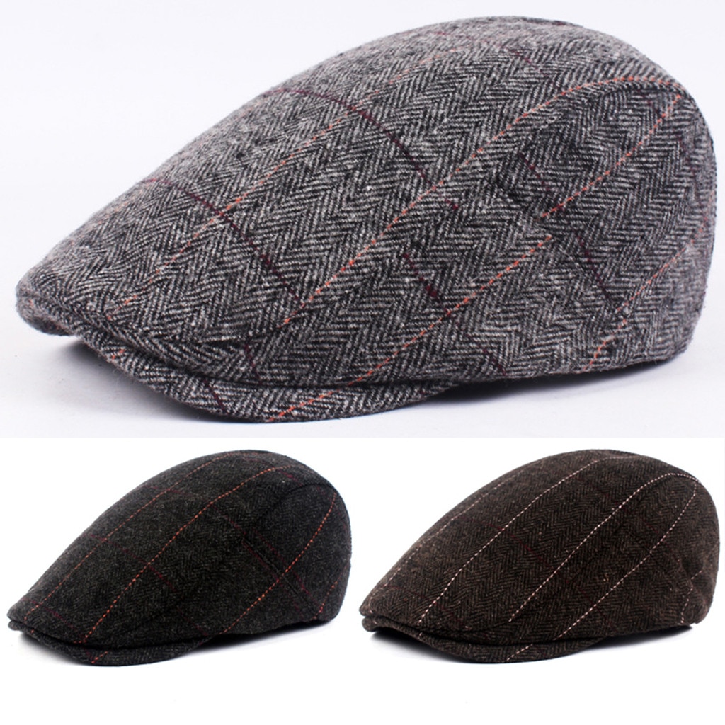 Lierys Shetland Wool Newsboy Cap Women - Made in Italy cap visor hat baker boy with flap lining for Autumn/Winter, rust