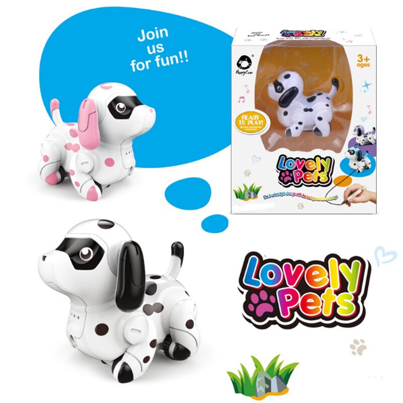 Getrokken Lijn Magic Huisdier Speelgoed Pen Inductieve Kleur Veranderen Hond Kaart Auto Selfie Run Volgen Zwarte Track Kinderen YH-17: Default Title