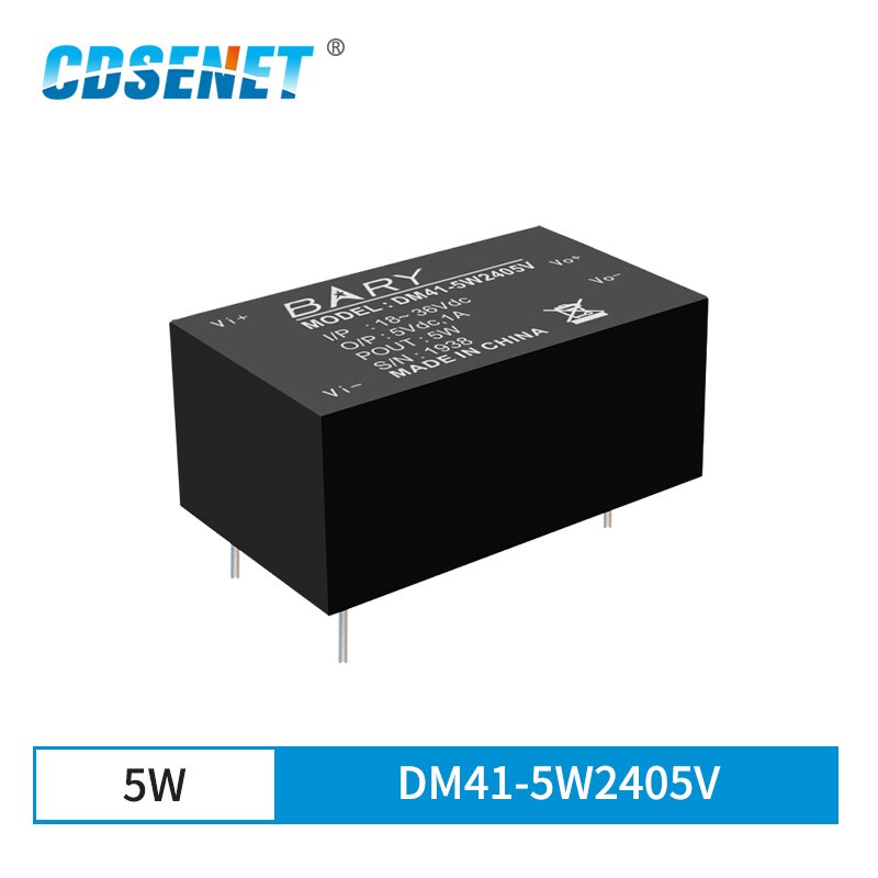 DC-DC Isolated Buck Power Supply Module DM41-5W2405V DIP 5W 18-36Vdc Ultra Small Volume Power Modules