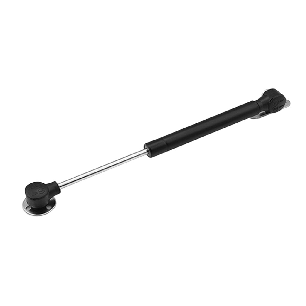 Lift Up Lid Support Door Stay Piston Hinge Kitchen Cupboard Cabinet - silver: black