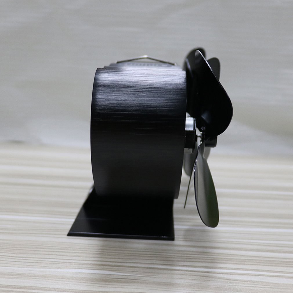 201 mini 4-Blade Heat Powered Wood Stove Fan Thermal Power Fireplace Fan Heat Supplies Wood Stove Fan self-powered
