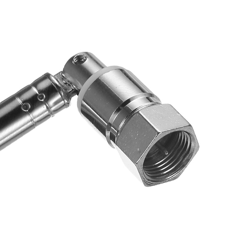 21-98 cm Type F TV Radio antenne 7 Air télescopique Section connecteur câble de remplacement pour TV AM FM Radio