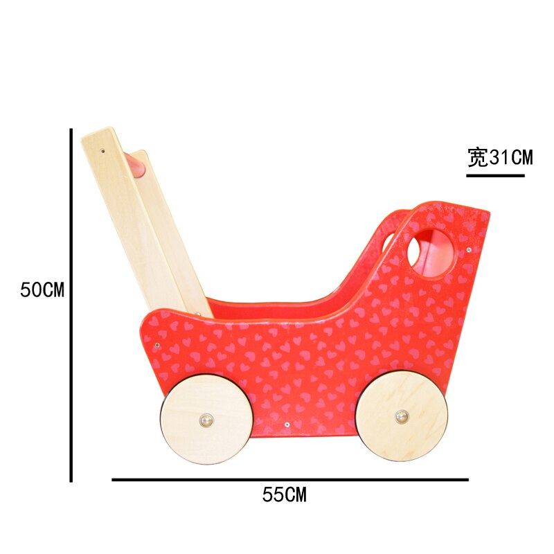Sigikid – trotteur en bois pour bébé, simulation, poussette d'allaitement, poussée à la main, jouet pour enfants