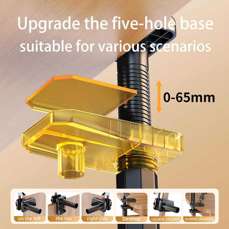 Tablet Stand Rotatable Phone Stand Long Arm Metal 180° Adjustable Holder For iPad Pro Mini Air Xiaomi Tablet Compatible 4-12.9