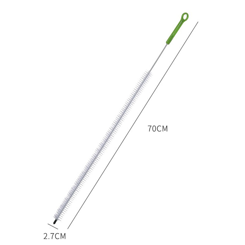 Cepillo de limpieza de alcantarillado alargado, herramienta de dragado de tuberías, fregadero curvo, limpiador de tuberías de drenaje de baño y cocina, 71 cm