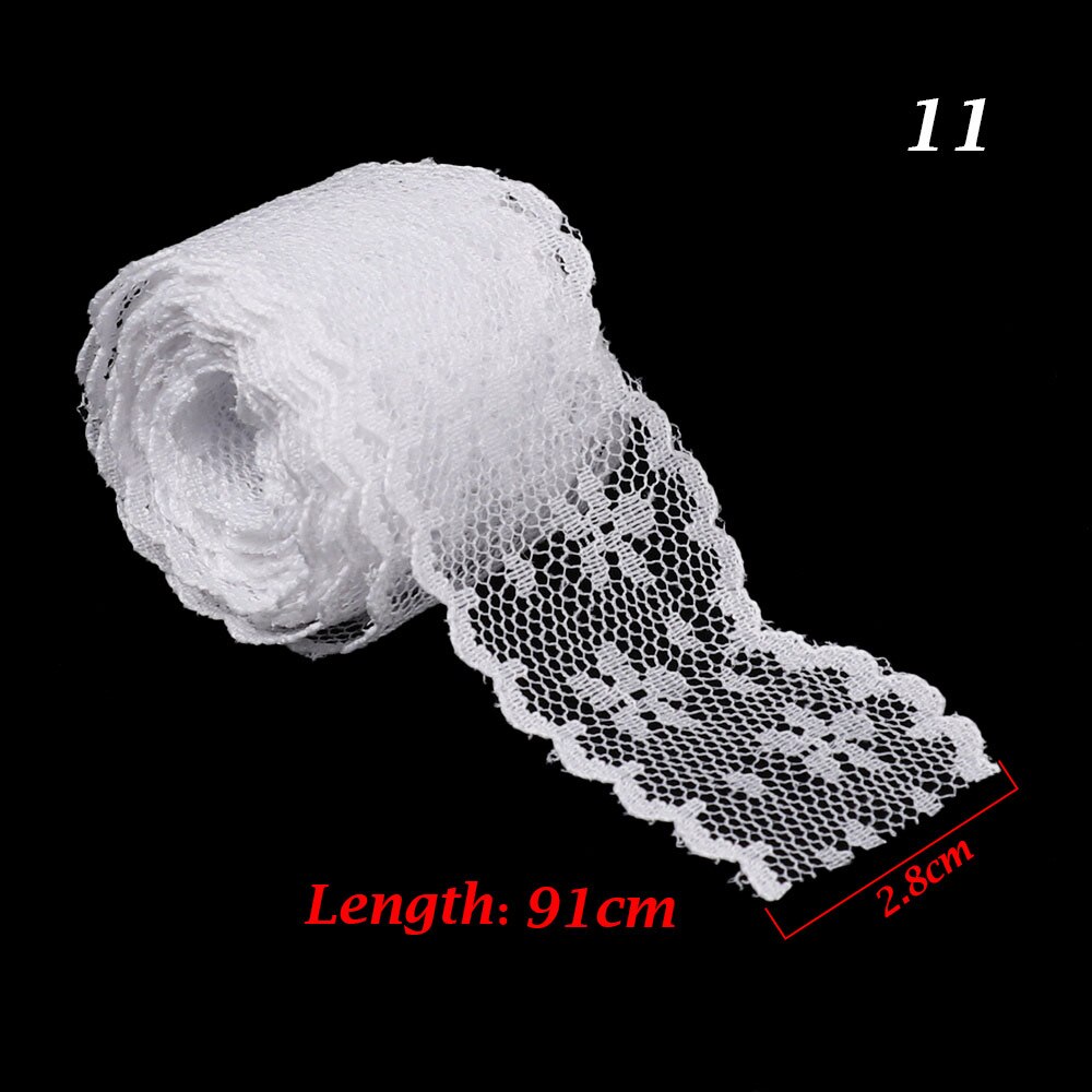 Color Lace Fabric for Decor Dolls Clothes Socks Pleated Elastic Lace Ribbon Material DIY Toy Doll Sew Clothing Collar Dress Trim: 11