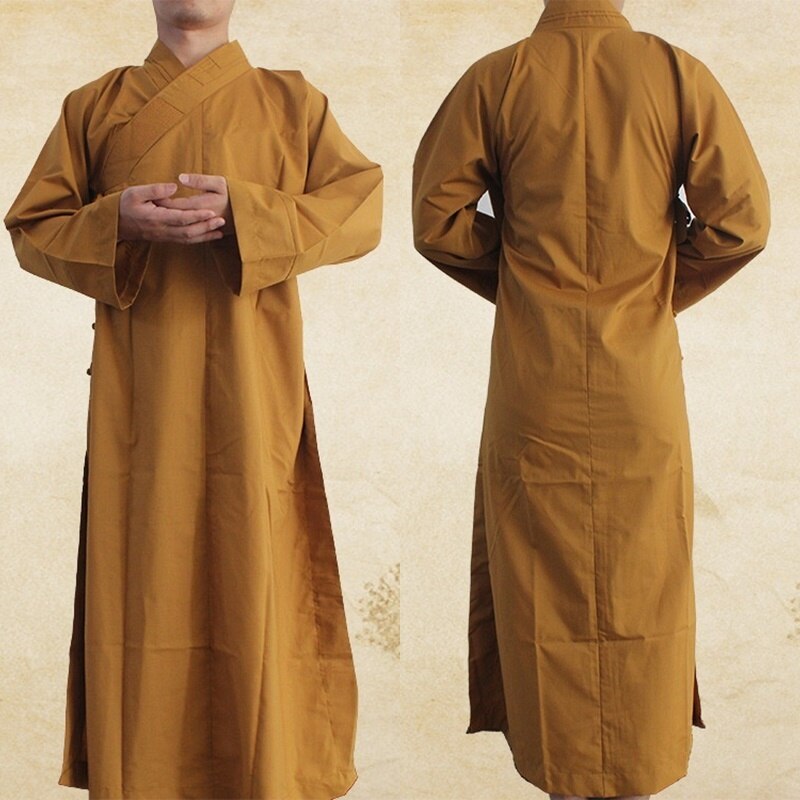 Shaolin monk clothing uniform buddhist monk robes clothing zen clothing for men TA514