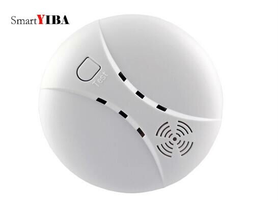 Smartyiba trådløs røgdetektor brandsensor 433 mhz alarmsensor til wifi gsm alarmpanel røg/branddetektor alarm
