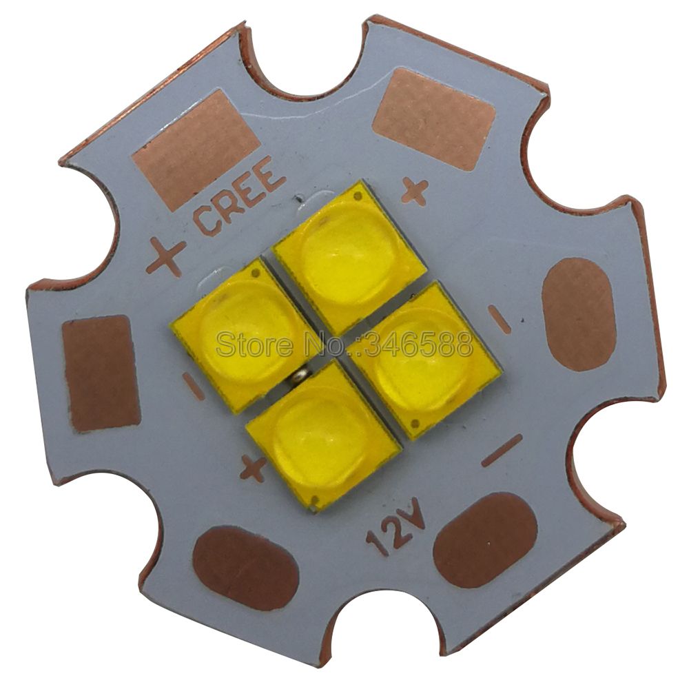 3V / 6V / 12V Cree XPG3 XP-G3 4Chips 4LEDs 24W Cool White Neutral White Warm White Intergrated LED Emitter Chip