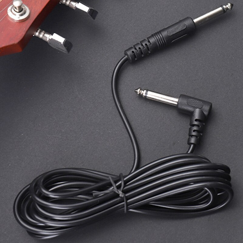 5Pcs Straight to Right Angle Guitar Cable, 10-Feet ,for Electric Guitar Electric Bass