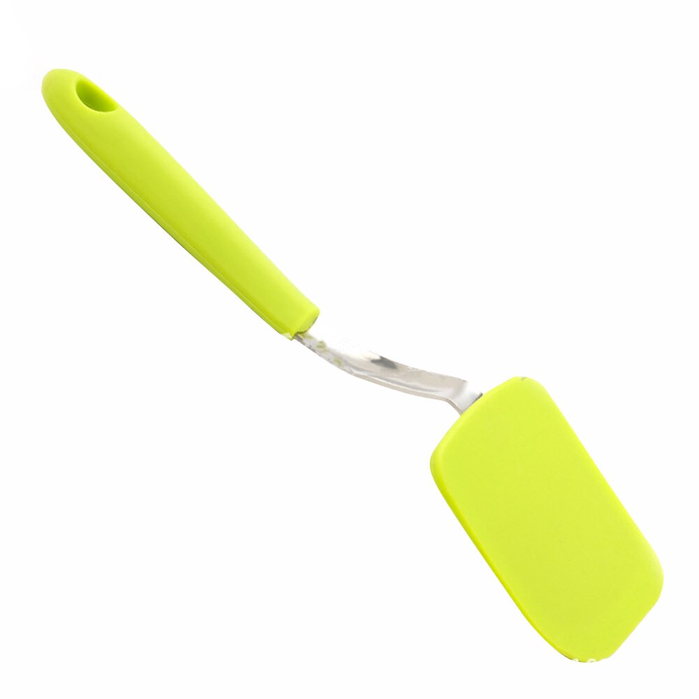 Cooking Green Heat Resistant Long Handle Utensils Silicone Fried With Hole Turners Shovel Steak Non-stick Kitchen Easy Clean