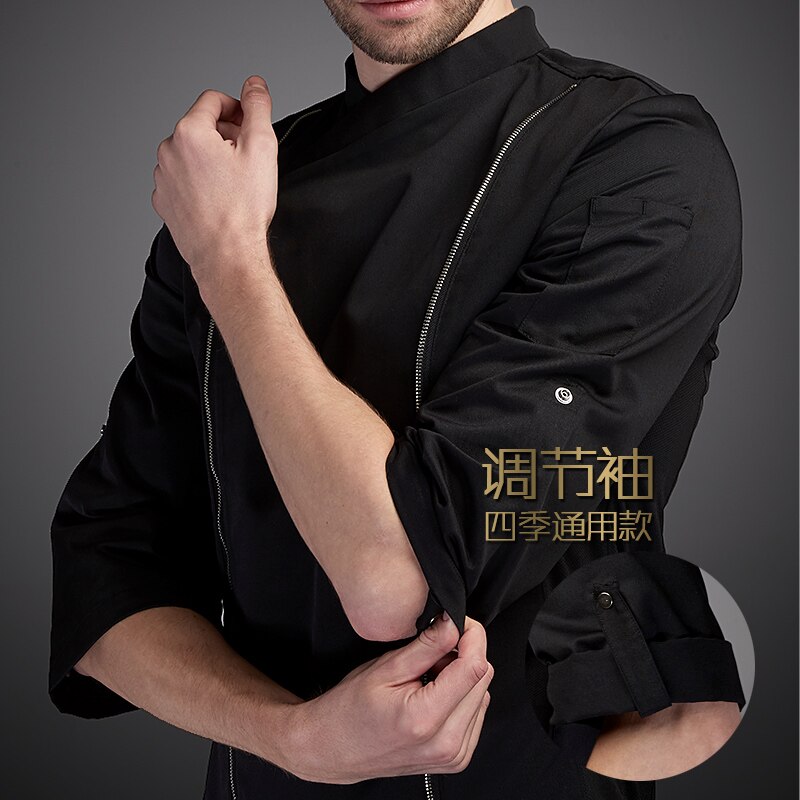 Hotsale sommer kortermet kul pustende kokkeskjorte herre unisex restaurantuniform hvit hotelluniform hotelluniform