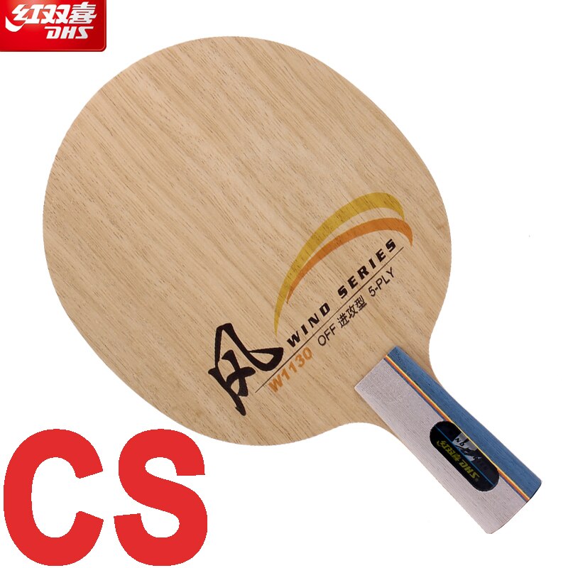 Original DHS wind series W1030 table tennis blade ping pong racket quick attack 5 pure wood blades racquet sports: CS