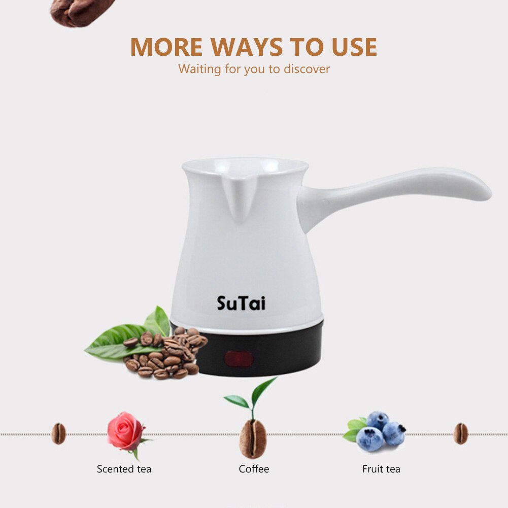 EU Electric Coffee Maker Colorful Mini Coffee Machine Portable Electrical Coffee Pot Boiled Milk Coffee Heating Machine 220V