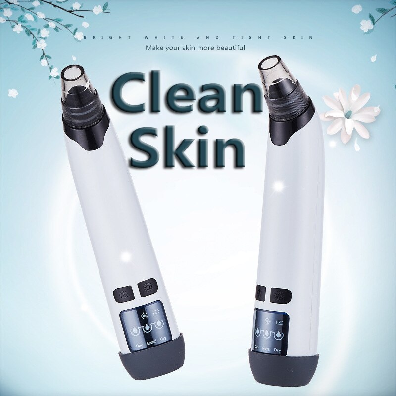 Blackhead Vacuum Remover Electric Blackhead Remover Pore Vacuum Facial Cleaner Blackhead Remover Tool Acne Comedone Extractor