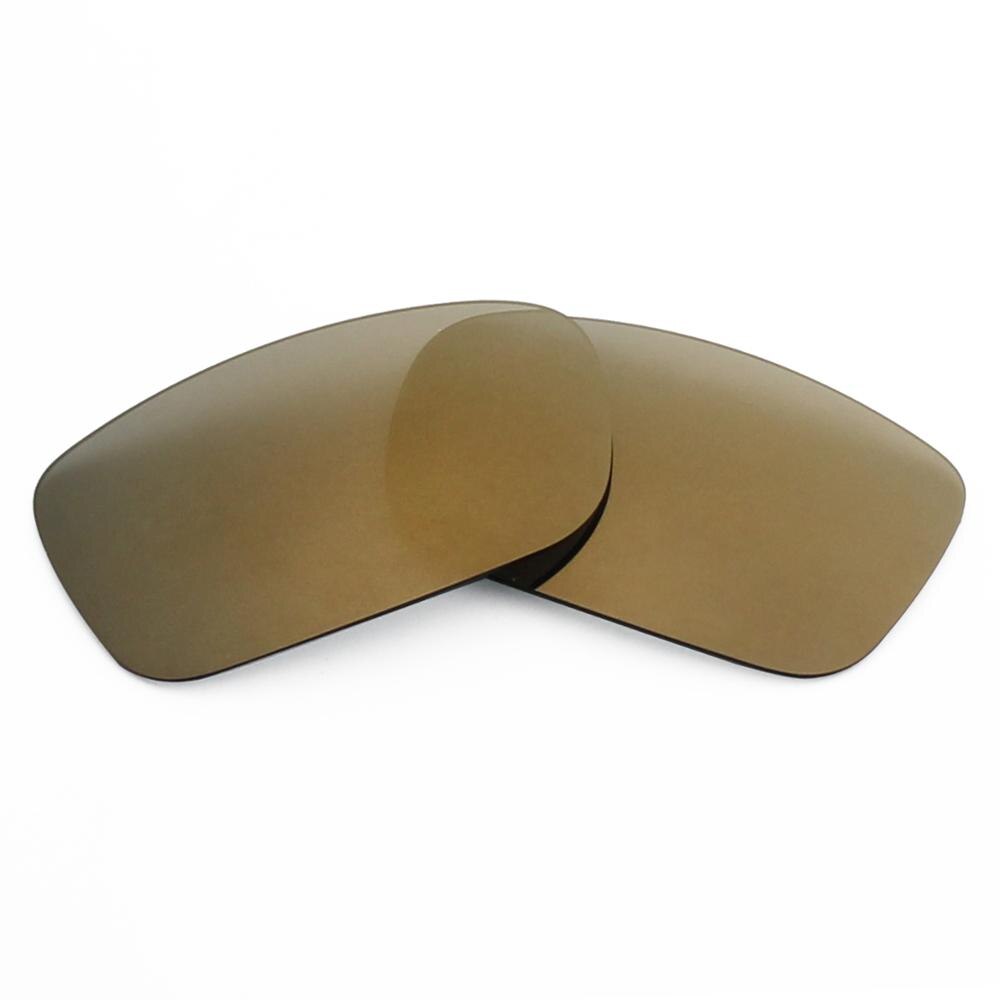 Mryok 20+ Color Choices Polarized Replacement Lenses for - Oakley Crankcase OO9165 Sunglasses Lenses(Lens Only): Bronze Gold
