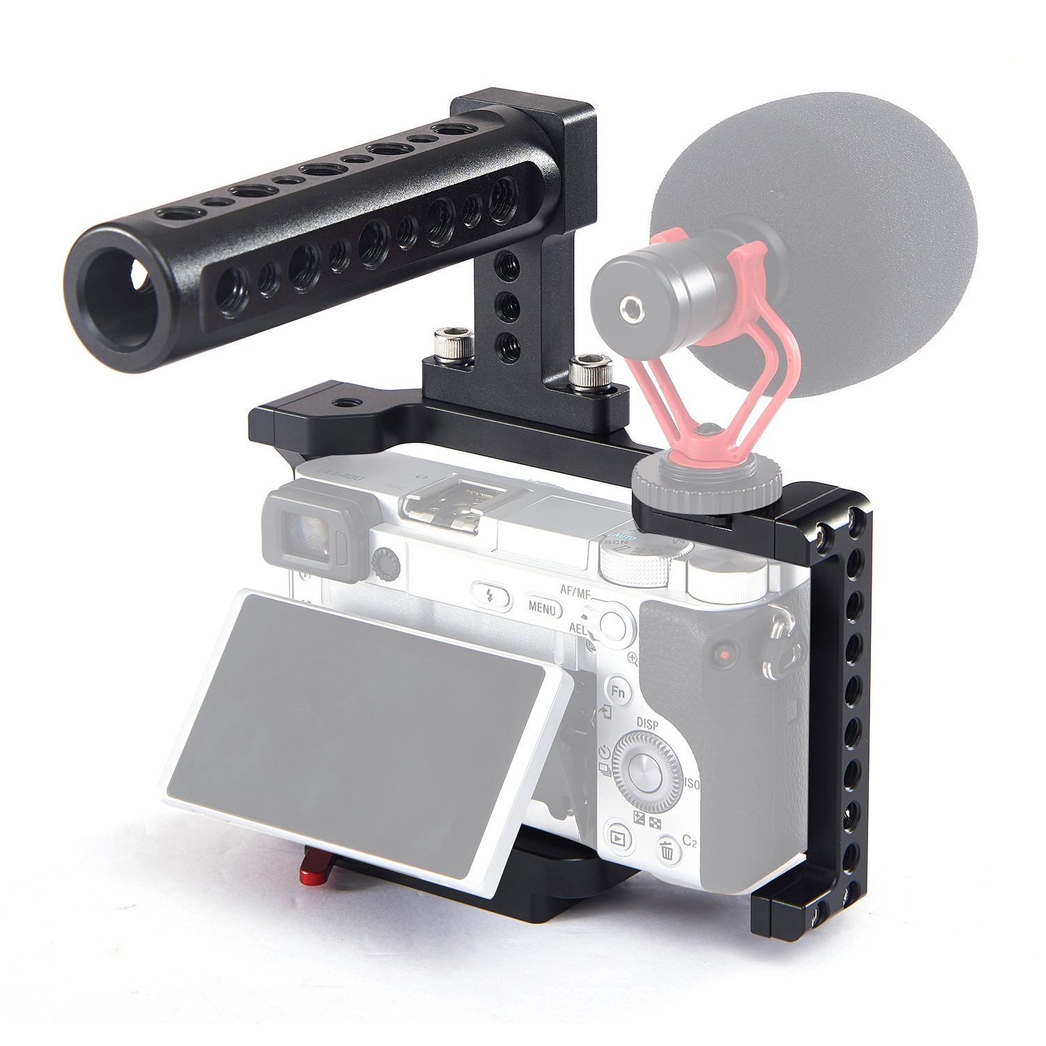 Andoer Camera Kooi Beschermen Video Cases Mounts Voor Sony A6500/A6400/A6300/A6000/NEX7 Video Film movie Maken Stabilisator