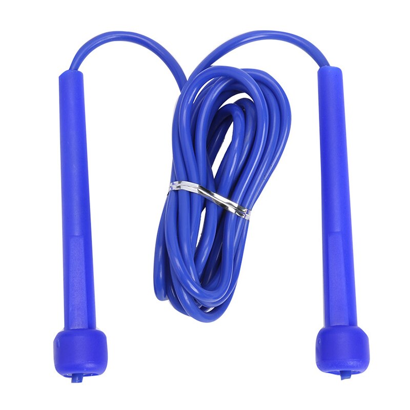 1Pcs Unisex Plastic Springtouw Springtouw Voor Fitness Overslaan Workout Training Tool Fitness Oefening Touw Voor Fitness Apparatuur: blue blue