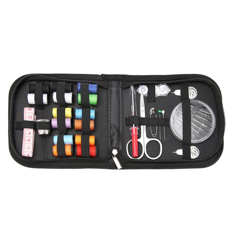 90pcs Sewing Kits DIY Multi-function Sewing Box Set for Hand Quilting Stitching Embroidery Thread Sewing Accessories: 27pcs