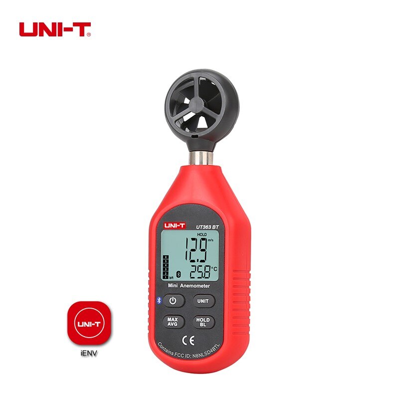 UNI-T Handheld Anemometer Digital Wind Speed Meter 0~30m/s LCD Display Air Flow Speed Anemometer