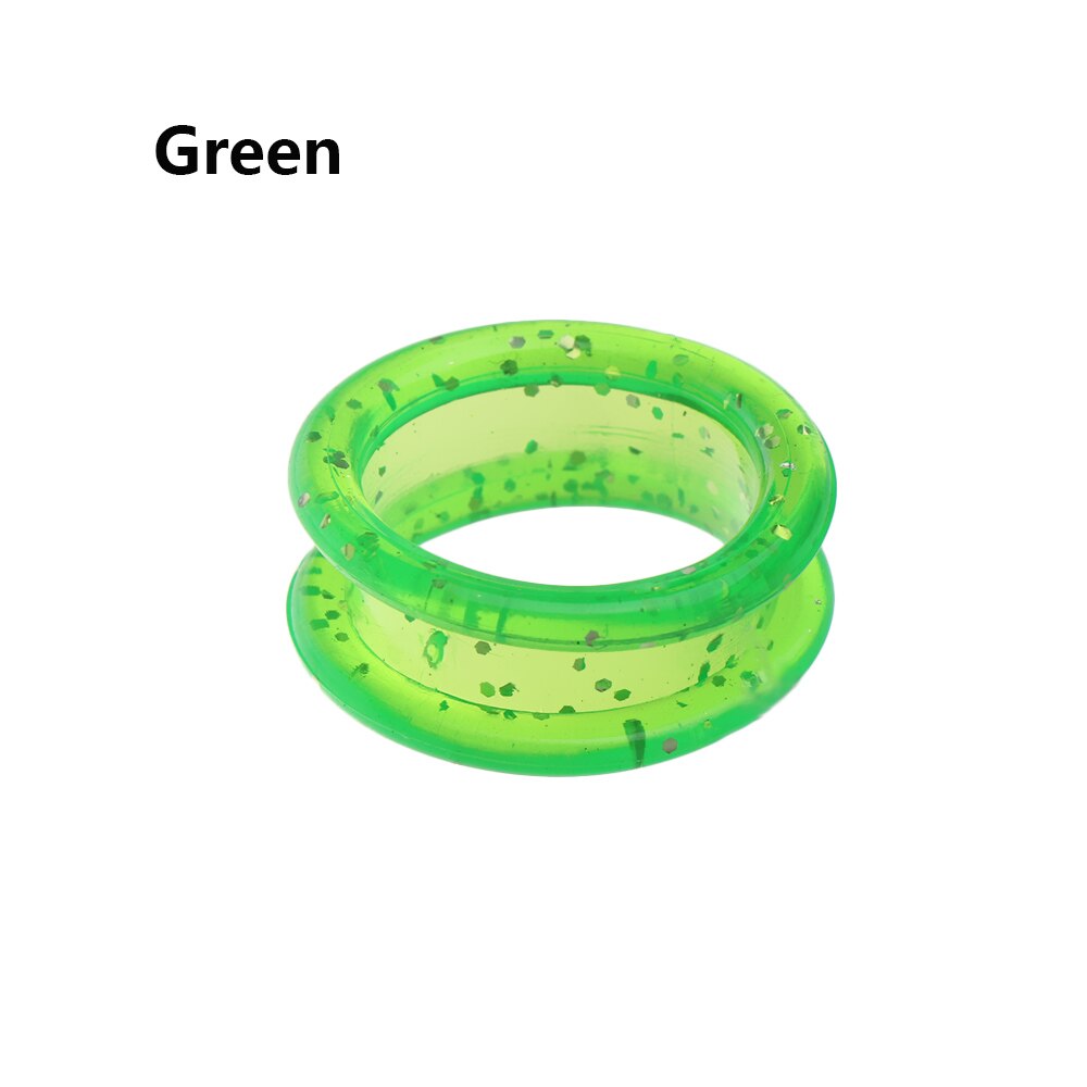 2 Stuks Professionele Kleurrijke Siliconen Ring Voor Pet Grooming Schaar Fit Voor Hond Kat Haar Blikscharen Haar Snijden Accessoire: Green