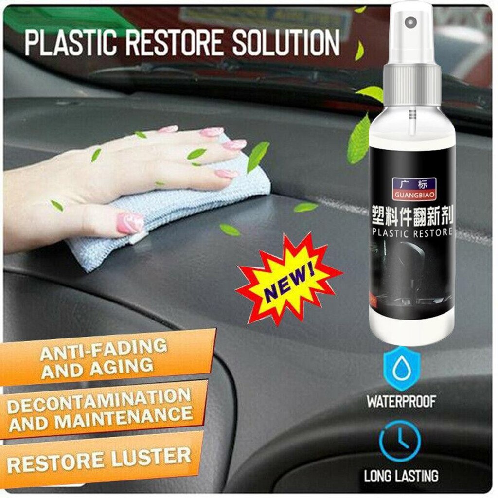 30ml Multifunction Automotive Plastic Interior Repair Retreading Agent Car Interior Cleaning Tool Auto Detailing #py10