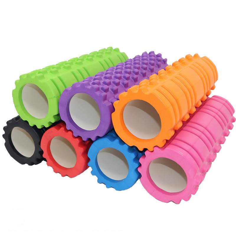 1 stk 26*7.5cm fitness rulle yoga foam roller fitness yoga tilbehør yoga cube foam roller muskel relax skum massage rulle