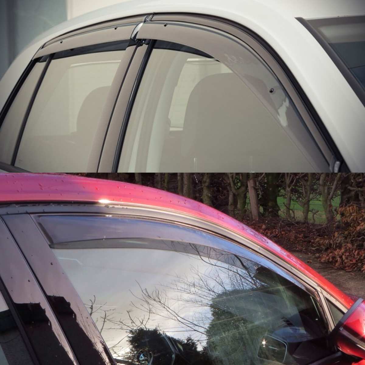 Déflecteurs de vent de fenêtre de voiture, pare-vent teinté pour VW Golf 7e génération MK7 MK7.5