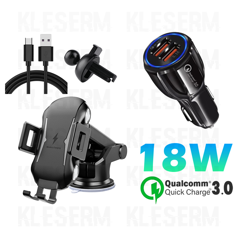 15W Qi Wireless Car Charger Holder for Samsung Galaxy S20 S21 Ultra S10 S9 Plus Car Induction Charger Mount for iPhone 12 11 SE: 10W / 4