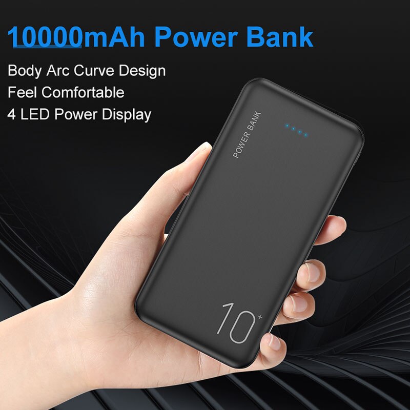 10000/20000mAh moc Bank dla Xiaomi mi 9 8 uniwersalna ładowarka Powerbank podwójne porty Usb Powerbank zewnętrzna bateria Poverbank