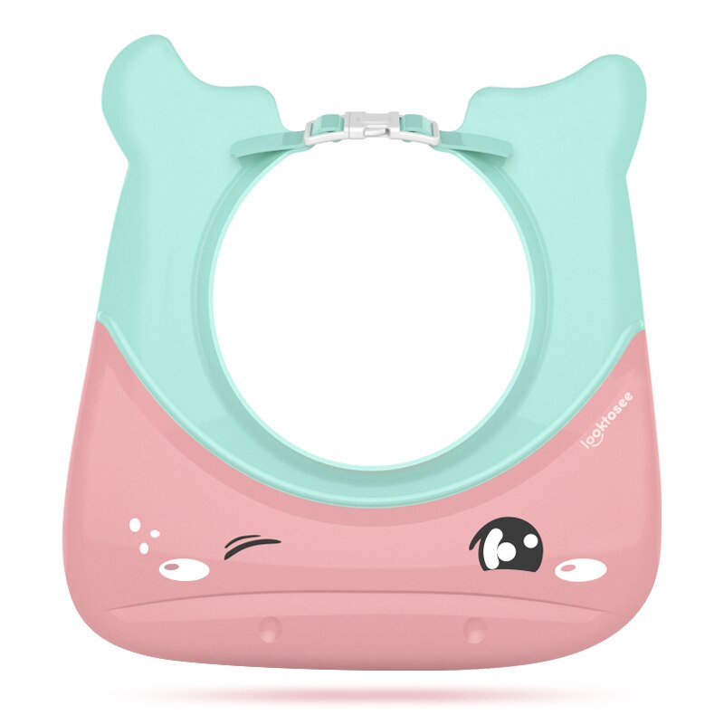 Baby Shower Cap Cartoon Waterdichte Shampoo Cap Verstelbare Veilig Wash Hair Shield Kids Peuter Bad Hoed Bescherm Ogen oren: A 01