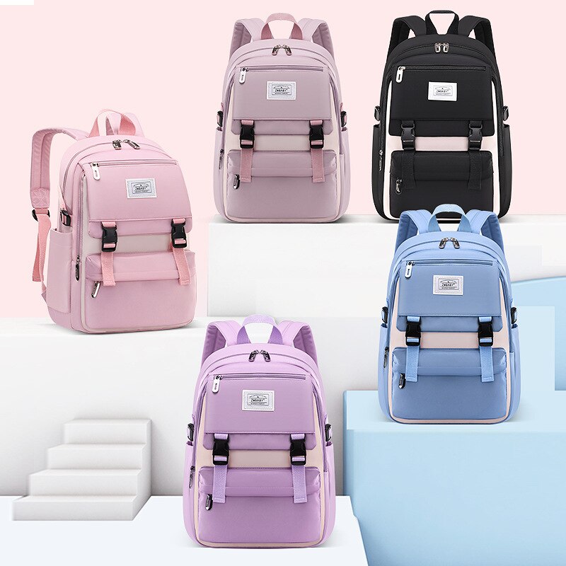 Fengdong freundlicher schule taschen für mädchen primäbetreffend Schüler viele abteilungen schule Rucksack mädchen Campus Rucksack