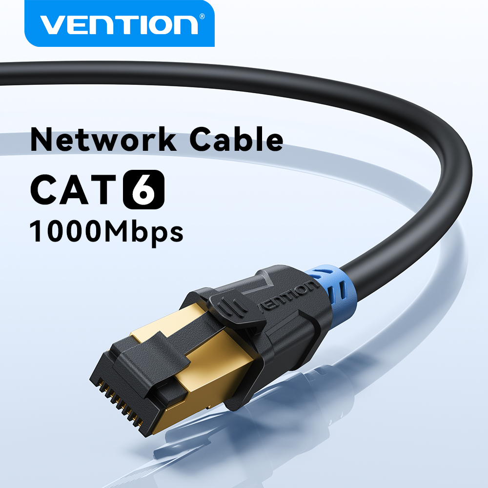 Vention-Cable de red Ethernet para enrutador de ordenador, CAT6, CAT6, blindado, trenzado, RJ45