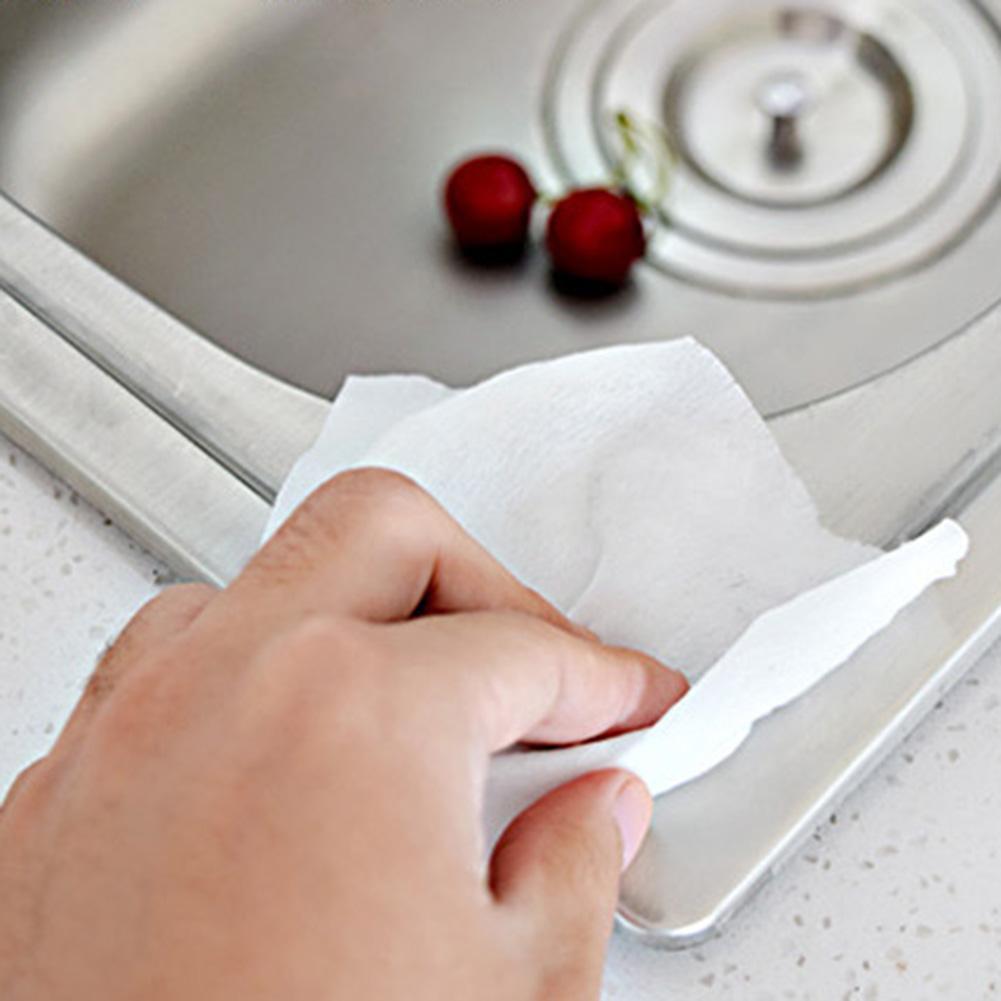 80 toallitas de papel de limpieza desechables de humo, toallas de papel húmedas desengrasantes para cocina, Herramientas de limpieza para el hogar