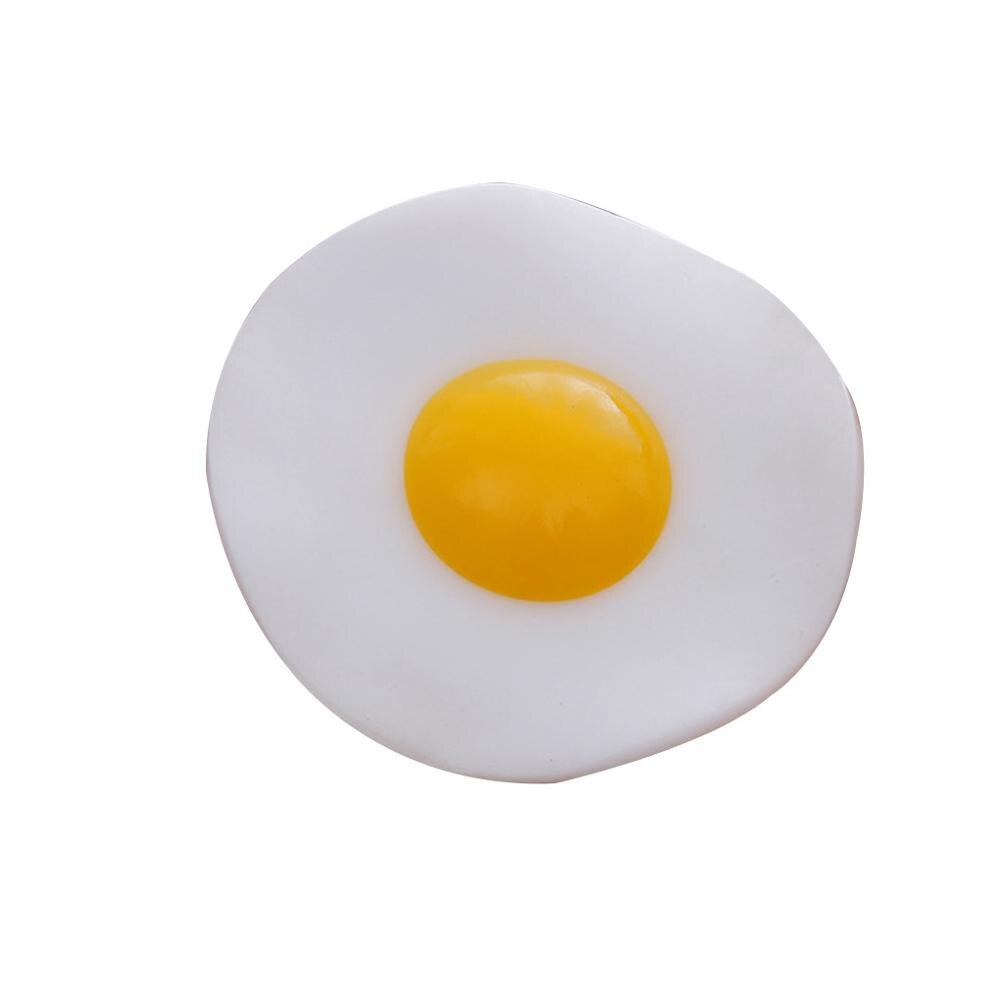 Divertido huevo frito realista aliviar el estrés juguetes Omelette Anti-estrés adultos niños juguete de curación alivio de presión