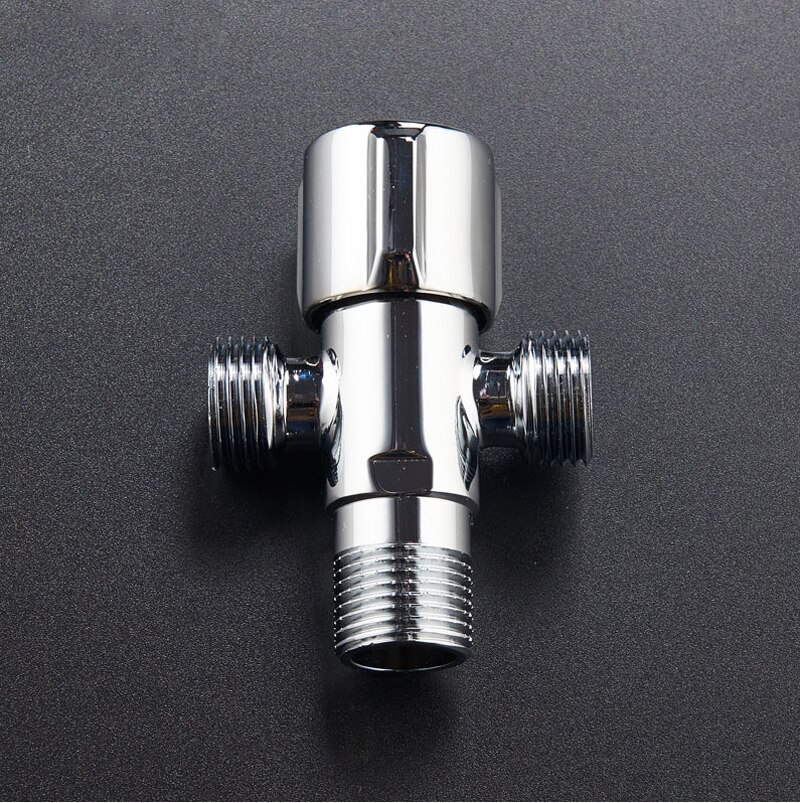 Bathroom Accessories Triangle Three-way Angle Valve Toilet Bidet Shattaf Diverter Equal Tee Joint Filling Valve T-adapter