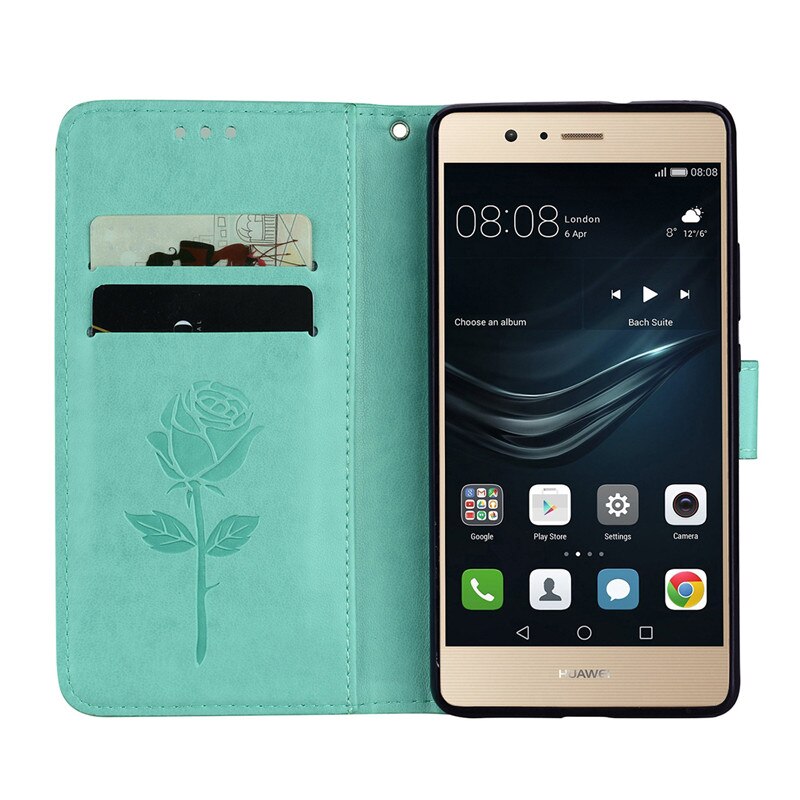 Veske til huawei  p9 lite vns -l21 vns -l31 p9 lite deksel veske coque for huawei  p9 lite lær flip veske til huawei  p9 lite