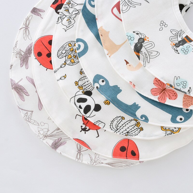 Baby Lätzchen Wasserdicht infant Baumwolle Gecko panda giraffe firefly Tier Baberos Bandana Lätzchen