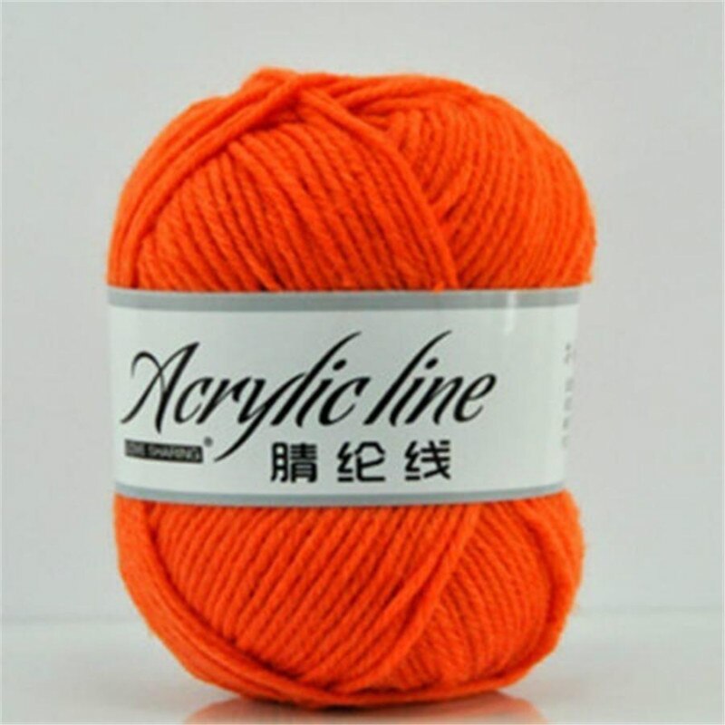 Tejer algodón de bambú Crochet suave hilo de lana de punto bebé 50g