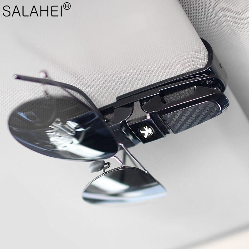 Automatique Lunettes de soleil Clip De Fixation Pour Peugeot 207 301 307 407 507 508 408 308 206 406 1008 5008 3008 Pare-Soleil de voiture Portable