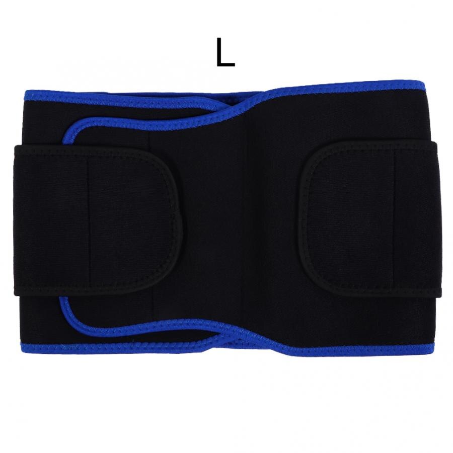 Adjustable Fitness Waist Belt Waistband Sports Yoga Fitness Lumbar Waist Abdomen Support Correction Fixing Belt Protector: L