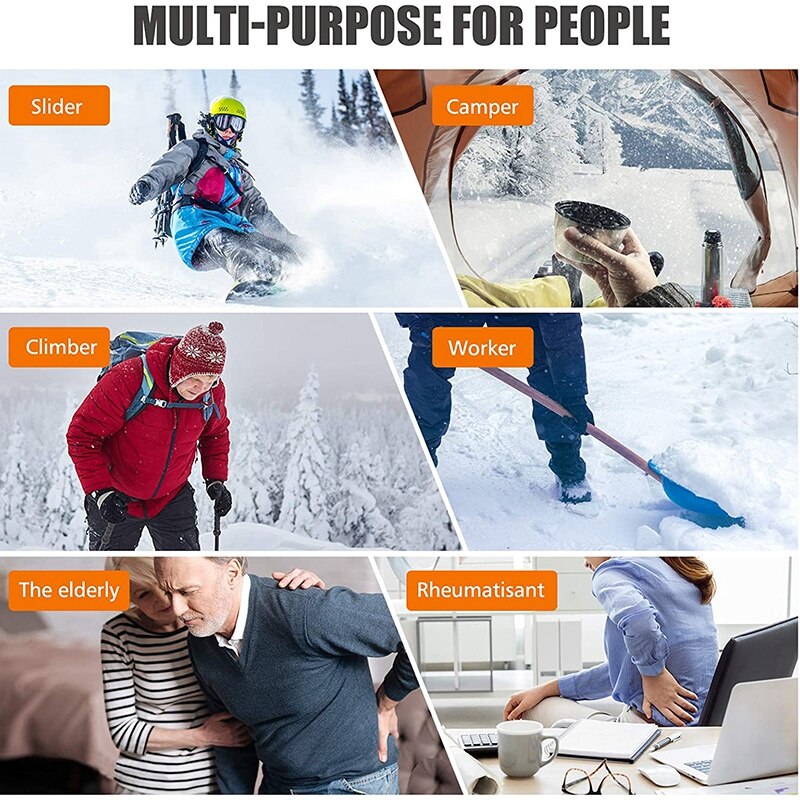 Oplaadbare Elektrische Sokken Met Grote Capaciteit Batterij Met 3 Warmte Instelling Voor Wandelen Vissen Camping Skiën