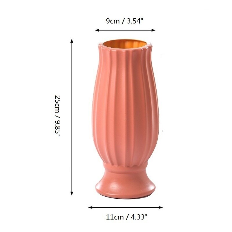 SEINHIJO Ceramic Flower Vase Table Statue Decor Sculpture Home Gifts Art 11 inch