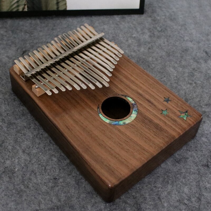 Thumb Piano Kalimba 17-Tone Finger Piano Beginners Entry Portable Musical Instrument