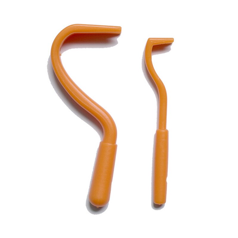 1Set Pet Flea Remover Tool Plastic Scratching Hook Remover Pet Cat Dog Grooming Supplies Tick Removal Tool Tweezers Comb: Orange